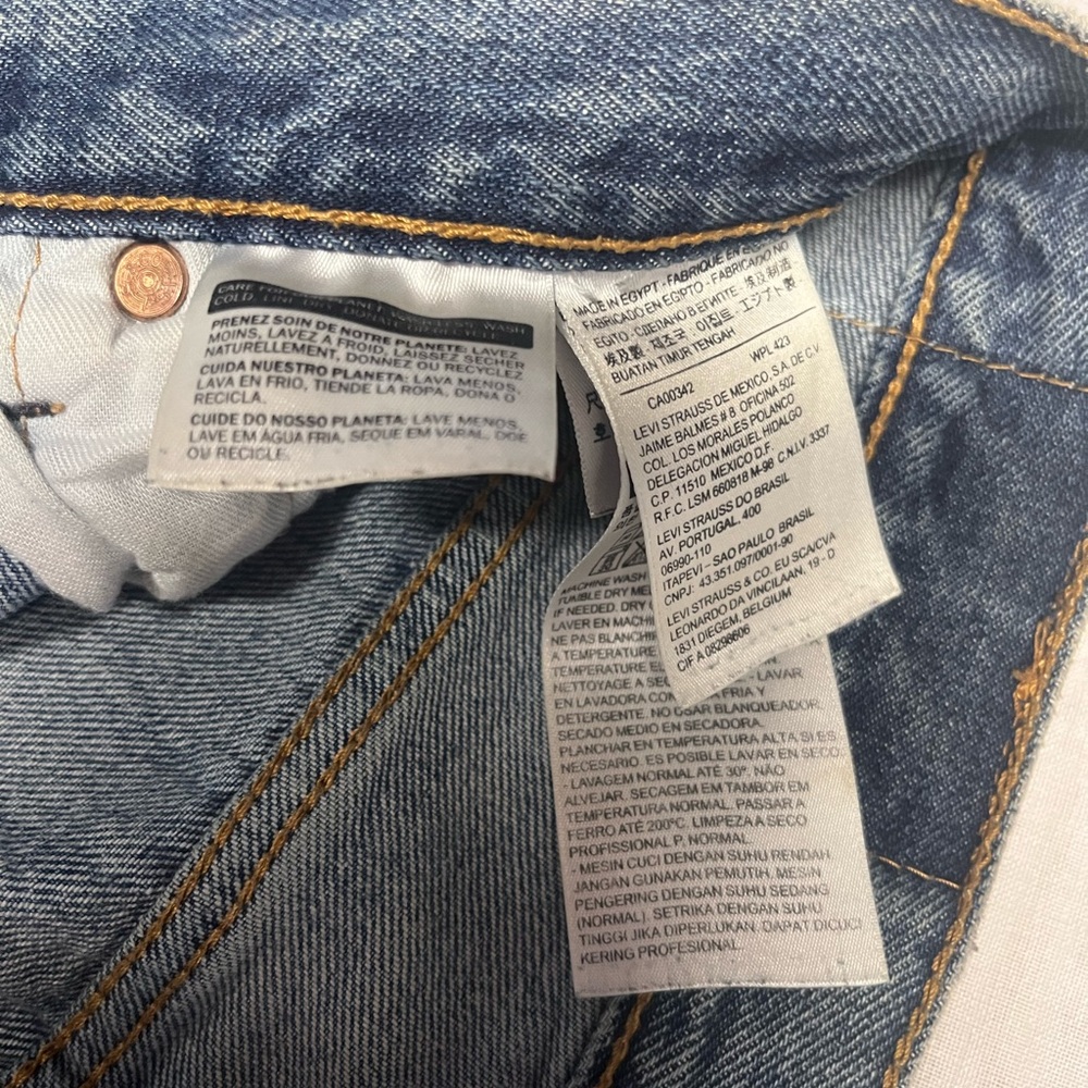 Levi's Men's Straight Jeans - Blue - Picture 6 of 6
